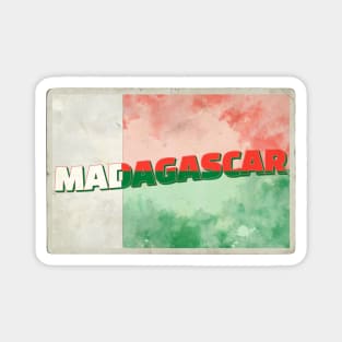 Madagascar Vintage style retro souvenir Magnet