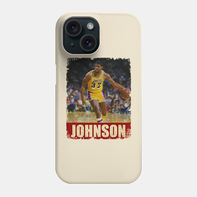 Magic Johnson - NEW RETRO STYLE Phone Case by FREEDOM FIGHTER PROD