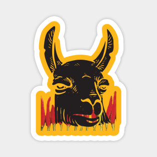 bull deer food chili Magnet