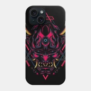 The Devil of hannya mask Phone Case