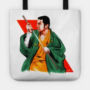 Shintaro Katsu - An illustration by Paul Cemmick Tote