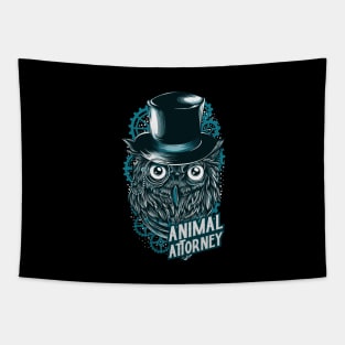 Animal Attorney (Owl) Tapestry