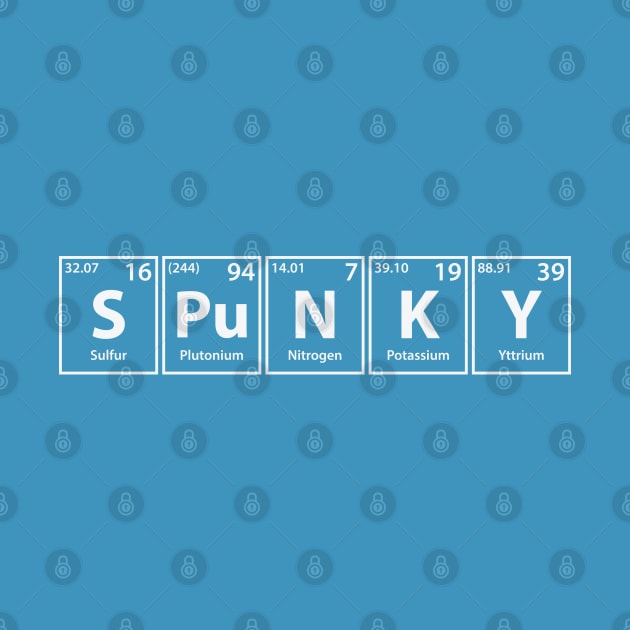 Spunky (S-Pu-N-K-Y) Periodic Elements Spelling by cerebrands