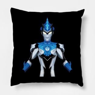 Ultraman Blu (Low Poly Style) Pillow