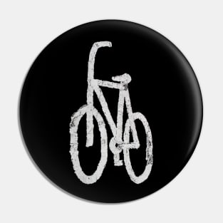 Bicycle road sign Pin