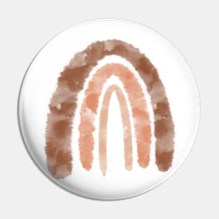 Burnt Orange Rainbow Pin