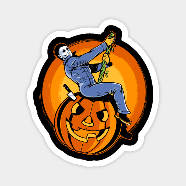 The Pumpkin Ball Magnet by JayHai