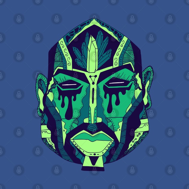 Ngreen African Mask No 9 by kenallouis