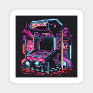 Retro Gamer Arcade  T-Shirt Magnet