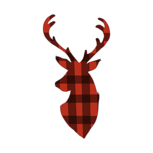 Plaid Reindeer by RachWillz