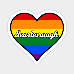 Scarborough Maine Gay Pride Heart Magnet