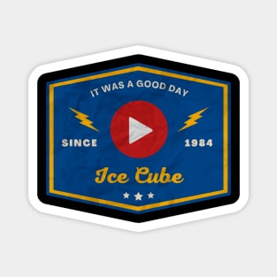 Ice Cube // Play Button Magnet