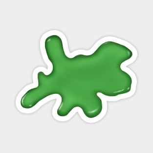 Green paint stain Magnet