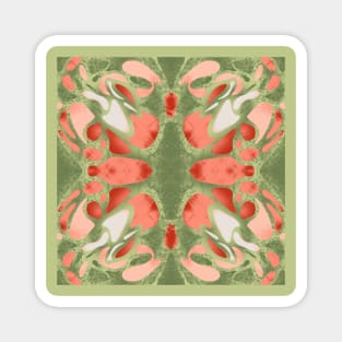 Coral abstract pattern Magnet