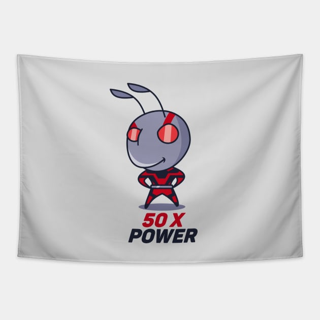 Ant Power Tapestry by Johnitees