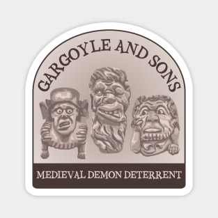 Gargoyle and Sons Medieval Demon Deterrent Magnet