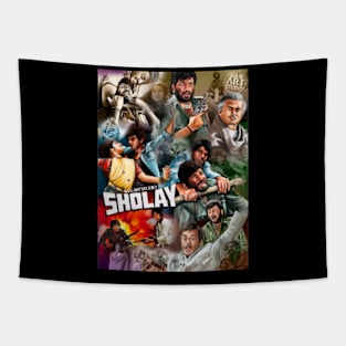 Sholay art Tapestry