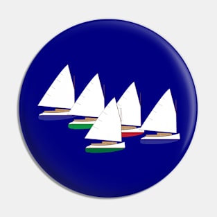 Cape Cod Catboats Racing Pin