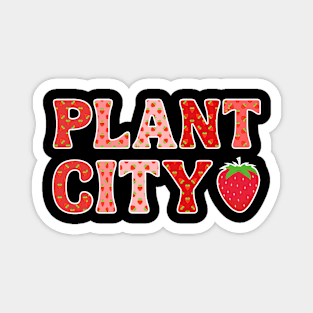 Strawberry Festival Season Plant City Cute Mom Girl Women Magnet