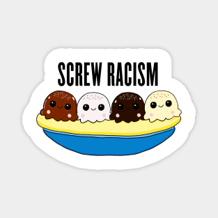 Stop Racism Now Magnet