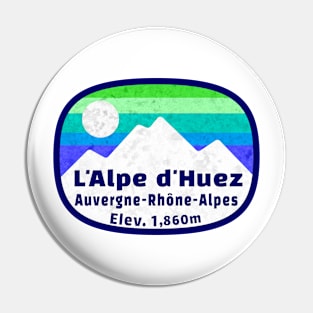 Ski Alpe d'Huez France Skiing Winter Sports Snowboarding Auvergne-Rhône-Alpes Pin