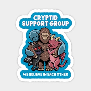 Cryptid Support Group Magnet