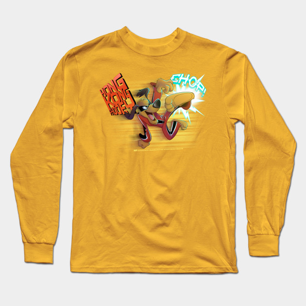 Hong Kong Phooey Chop Hanna Barbera Long Sleeve T Shirt