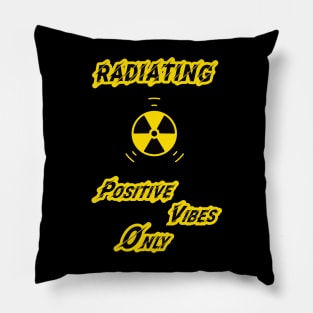 Radiating Positive Vibes Only Pillow