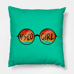 VSCO GIRL vintage sunglasses summer beach Pillow