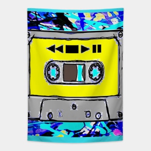 cassette paint popart 2 Tapestry