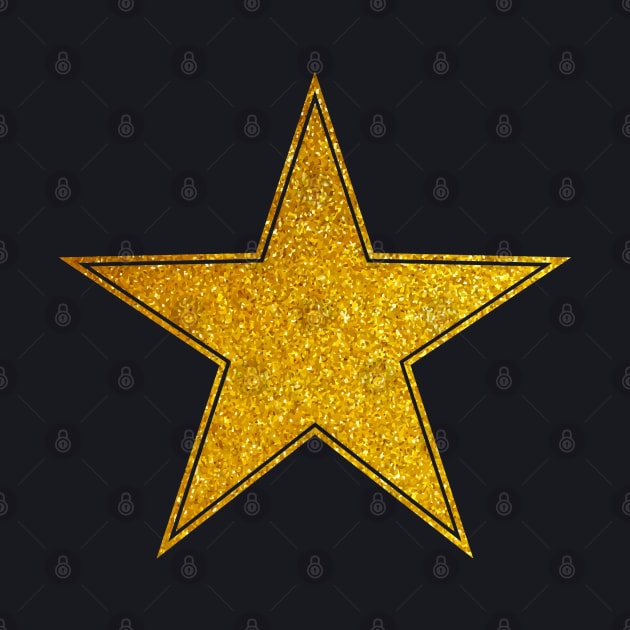 Star Gold Graphic by DARSHIRTS