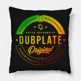 Rasta University Dubplate Original Rasta Colors Reggae Pillow