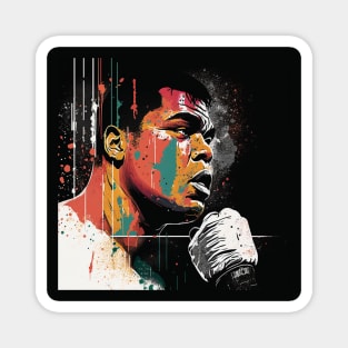 Muhammad Ali illustration artwork Magnet