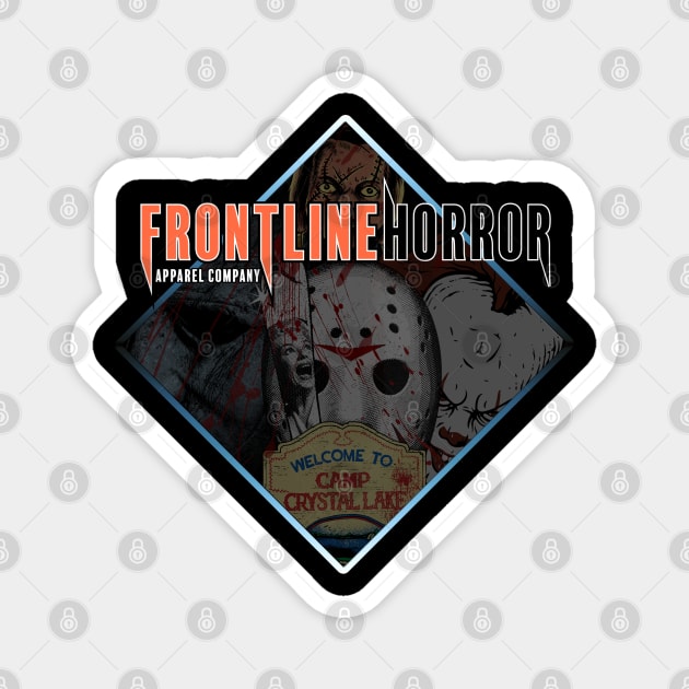 FrontlineHorror T-shirt Magnet by Dark Planet Tees