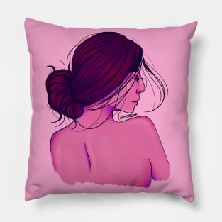 Pink girl Pillow