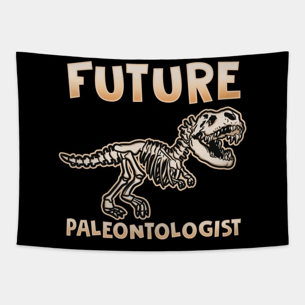 Future Paleontologist - Dinosaur T-Shirt Tapestry by biNutz