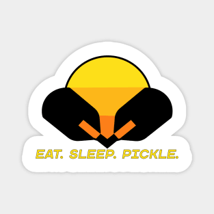 Pickleball Design Eat Sleep Pickle Magnet