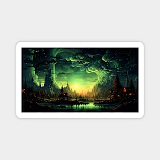 Fantasy Landscape Surreal Dreamscape Magnet