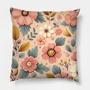 Spring Flowers Pillow