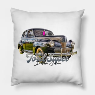 1941 Ford Super DeLuxe Sedan Pillow