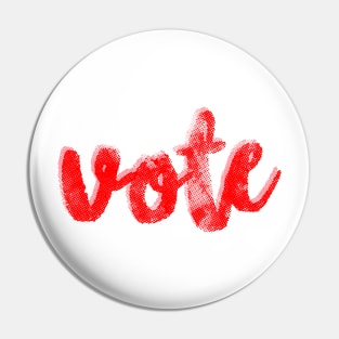 Red Vote Pin