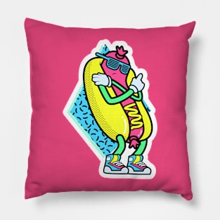 Too Cool For School Radical Hot Dog Pillow