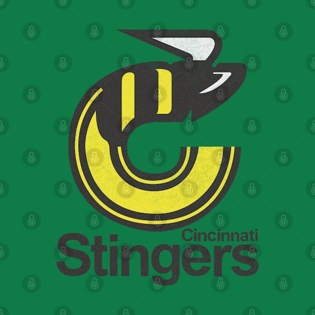 Retro Cincinnati Stingers Hockey 1977 by LocalZonly