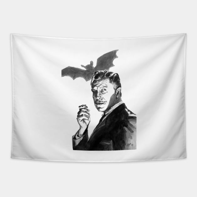 Vincent Price Tapestry by BarnabyEdwards