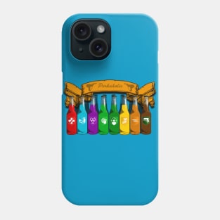 Zombie Perks Top Shelf Perkaholic on Teal Phone Case