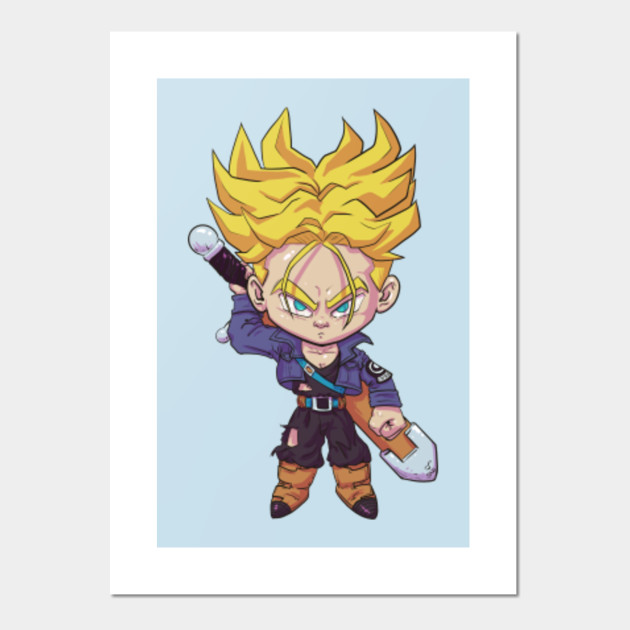 Chibi Trunks Dragon Ball Posters And Art Prints Teepublic