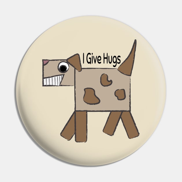 I Give Hugs Pin by pixelatedidea