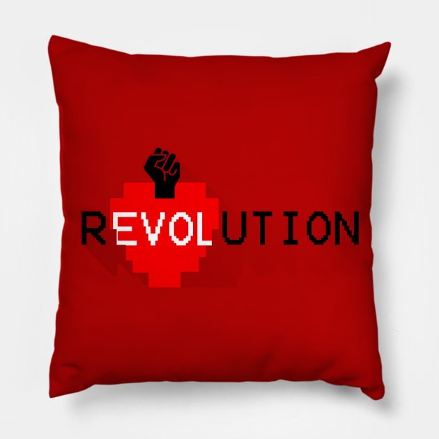 rEVOLution Pillow by mountaintopdesigns