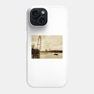 Retro London Eye Phone Case