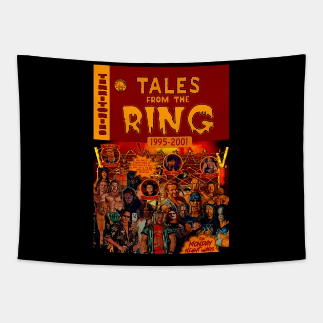 Tales From The Ring - The Monday Night Wars Tapestry by The Dark Vestiary